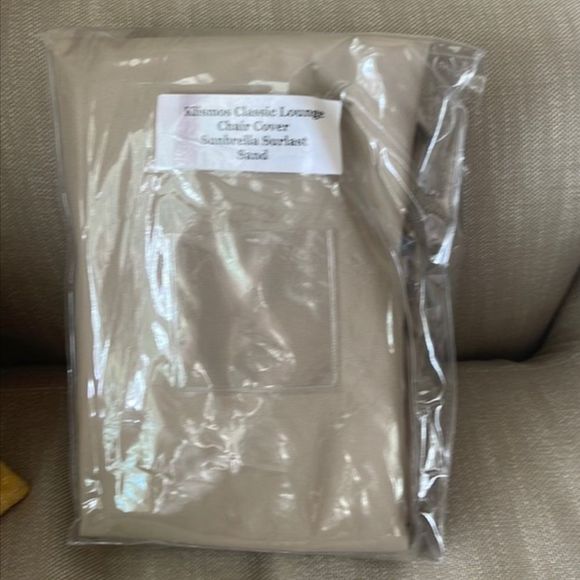 KLISMOS OUTDOOR FURNITURE COVER RESTORATION HARDWARE LOUNGE CHAIR color sand - Picture 2 of 7